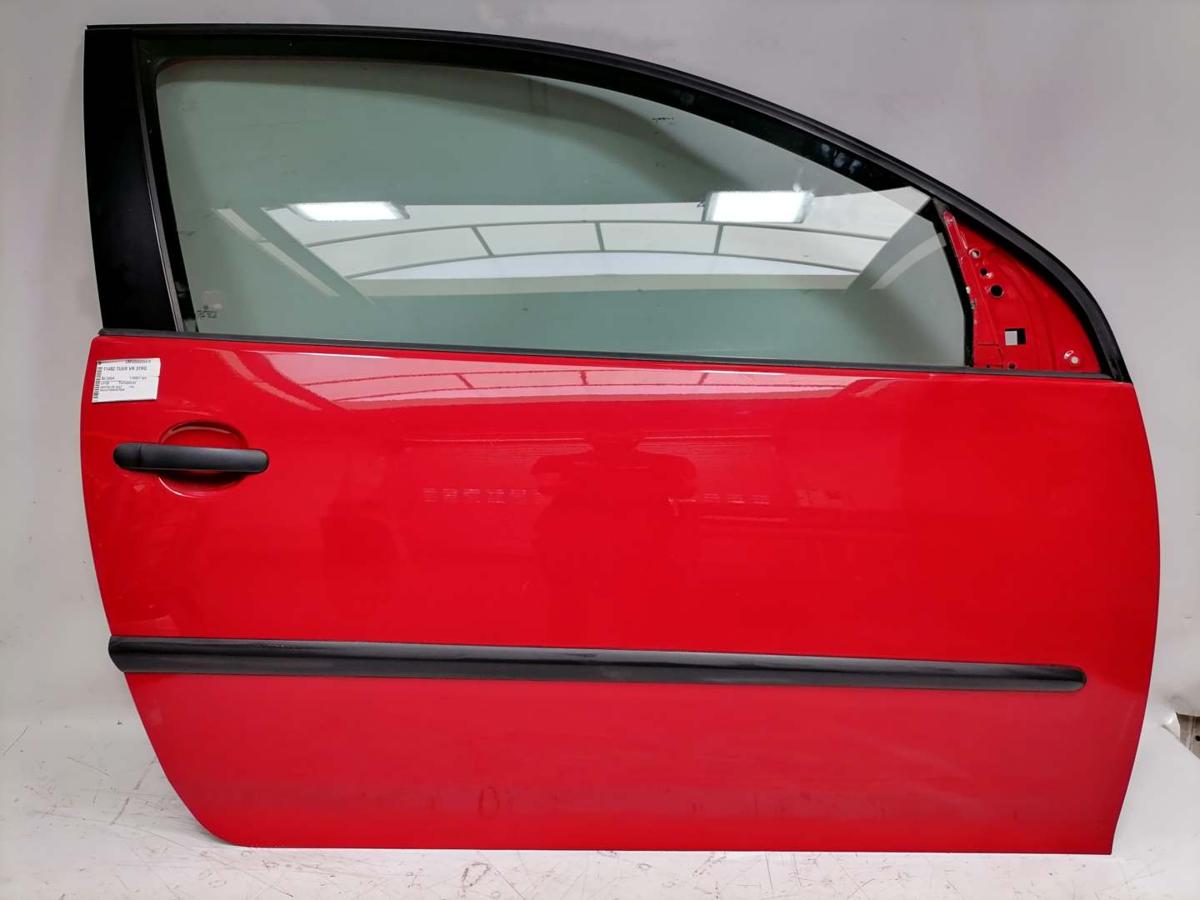 VW Golf V original Tür rechts LY3D Tornadorot 3-Türer Rohbau BJ04